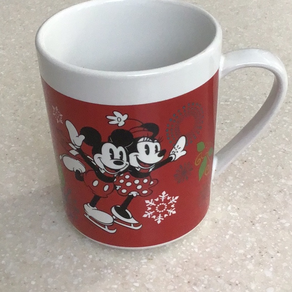 Mickey Minnie Mouse Christmas Mug Cup NWT